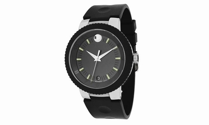 NEW Movado Men's Swiss Quartz Watch  - Black