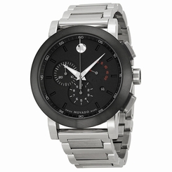 Movado Museum Chronograph Grey Dial Stainless Steel Mens Watch 0606792