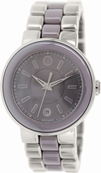 Movado Women's Cerena 0606553 Silver Stainless-Steel Swiss Quartz Watch