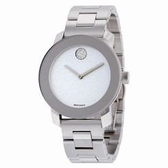 Movado Bold Silver Dial Stainless Steel Mens Watch 3600334