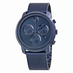 Movado Bold Ink Blue Dial Chronograph Mens Watch 3600403