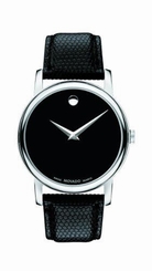 NEW Movado Men's Museum - Black Band/Silver Dial