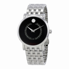 Movado Red Label Stainless Steel Mens Watch 0606284