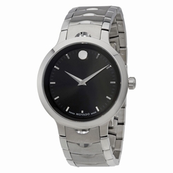 Movado Luno Mens Stainless Steel Watch 607041