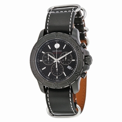 Movado Series 800 Black Dial Chronograph Mens Watch 2600131