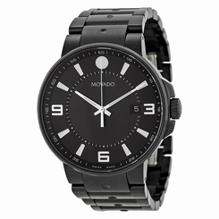Movado SE Pilot Black With Arabic Index Mens Watch 0606809