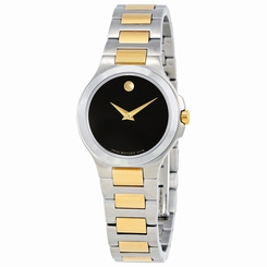 Movado Collection Black Dial Ladies Watch 606908