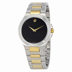 Movado Collection Black Dial Two-tone Mens Watch 0606907