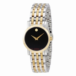 Movado Red Label Automatic Black Dial Ladies Watch 0607011