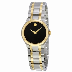 Movado Collection Black Dial Ladies Watch 0606897