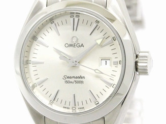 Polished OMEGA Seamaster Aqua Terra Steel Quartz Ladies Watch 2577.30 (BF111814)