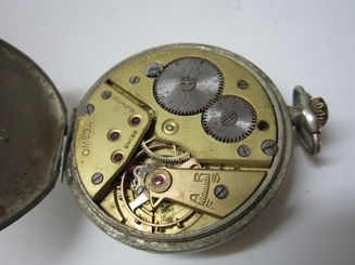 OMEGA pocet VINTAGE USED & OLD WIND WATCH not working used only parts