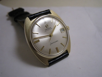 OMEGA SEAMASTER SOLID 14k YELLOW GOLD AUTOMATIC DATE 1966 WATCH