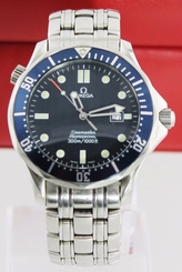 ORIGINAL OMEGA SEAMASTER PROFESSIONAL 2541.80 BOND BLUE MENS QUARTZ STEEL WATCH