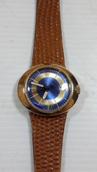 VINTAGE OMEGA GENEVE DYNAMIC LADIES AUTOMATIC 14 K GOLD CAPPED