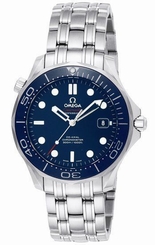 New Omega Seamaster Diver 300m Co-Axial Blue Automatic Watch 212.30.41.20.03.001 639767602075