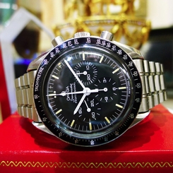 Mens OMEGA Speedmaster Professional Chronograph Steel Moon Watch c. 1985