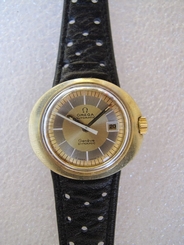 Vintage Omega Geneve Dynamic automatic ladies watch bicolor dial all original