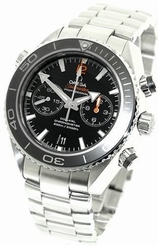 Omega 232.30.46.51.01.003 Seamaster Planet Ocean Men's Black Chronograph Watch 7612586218941