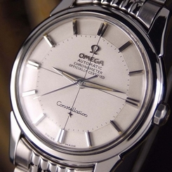 Authentic Omega Constellation Pie Pan Chronometer Certified Automatic Mens Watch
