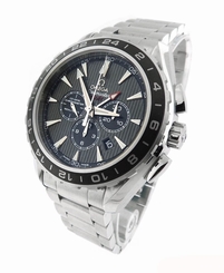 Omega 231.10.44.52.06.001 Seamaster Aqua Terra GMT Men's Chronograph Watch -New 7612586200694