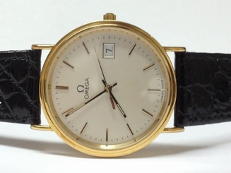 Omega Deville 18ct gold mens model 1061 watch