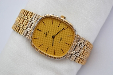 Vintage Omega De Ville Cal.625 Gold Plated Handwind Mens Dress Watch 483