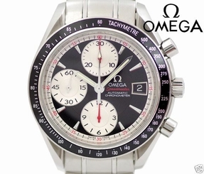 Auth OMEGA Speedmaster Date 3210.51 SS Automatic Men's watch