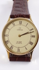 OMEGA DEVILLE QUARTZ GOLD PLATED 1365