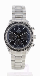 Omega Speedmaster Racing Black Chronograph Steel Watch 326.30.40.50.01.001 7612586233043
