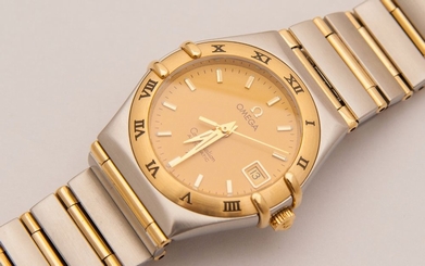 OMEGA CONSTELLATION WOMEN'S 27MM TWO TONE AUTOMATIC LADIES WATCH 766.1201 RARE