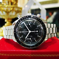 Mens OMEGA Speedmaster Automatic Chronograph Stainless Steel Watch Circa 1998