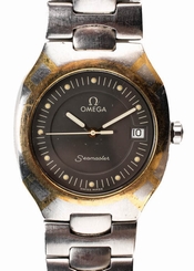AUTH OMEGA Seamaster Two Tone Stainless Steel Wrist Watch MHL WC4350
