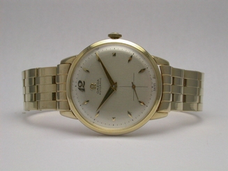OMEGA 14K YELLOW GOLD AUTOMATIC MEN'S WATCH