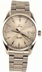ORIGINAL OMEGA SEAMASTER AQUA TERRA 2517.30 SILVER STEEL SWISS QUARTZ MENS WATCH