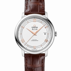 NEW Omega DeVille Prestige Silver Dial Steel 40mm Mens Watch 424.13.40.20.02.002
