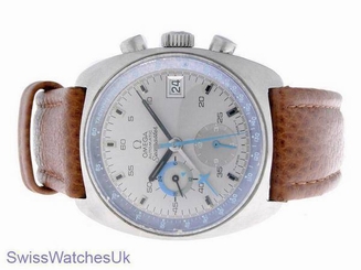 OMEGA SEAMASTER CHRONOGRAPH VINTAGE MEN WATCH STAINLESS STEEL MODEL