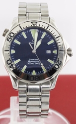 ORIGINAL OMEGA SEAMASTER PROFESSIONAL 2265.80 LARGE ELECTRIC BLUE QUARTZ WATCH