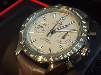 NEW OMEGA SPEEDMASTER GREY SIDE OF THE MOON LUNAR DUST PLATINUM CERAMIC WATCH