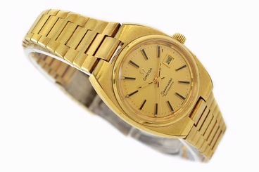 Vintage Omega Seamaster Cal.684 Gold Plated Automatic Ladies Watch 1284
