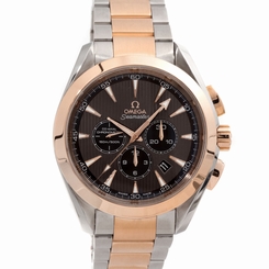 Omega Seamaster Aqua Terra Chrono Date Rose Gold Mens Watch 231.20.44.50.06.001
