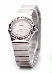 Omega 1465.71.00 Constellation My Choice Women's MOP Diamond Watch - New in Box