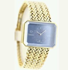 Omega De Ville Gold Plague