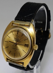 Omega Constellation Vintage Mens 18k Gold Chronometer Automatic Watch