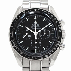Pre-Owned OMEGA Speedmaster Pro SS Black Dial Hand-Winding Mens Watch 3570.50,MR