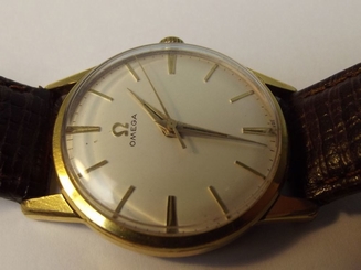 Gents Omega Gold Plated Manual Wristwatch