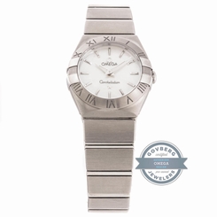 Omega Constellation 123.10.24.60.05.001 Quartz Steel MOP Ladies Bracelet Watch
