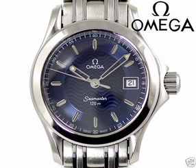 Auth OMEGA "Seamaster" Jacques Mayol 2581.89 Quartz, Women's watch