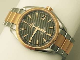 Omega Seamaster Aqua Terra Chronometer, Gold & Stainless Steel Watch - 2009