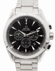 Omega Aqua Terra Chrono Auto Date Steel Bracelet Mens Watch 231.10.44.50.01.001